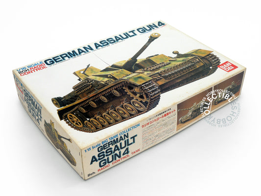 Bandai Vintage 1/15 German Assault Gun4 Static/RC Tank Model Kit
