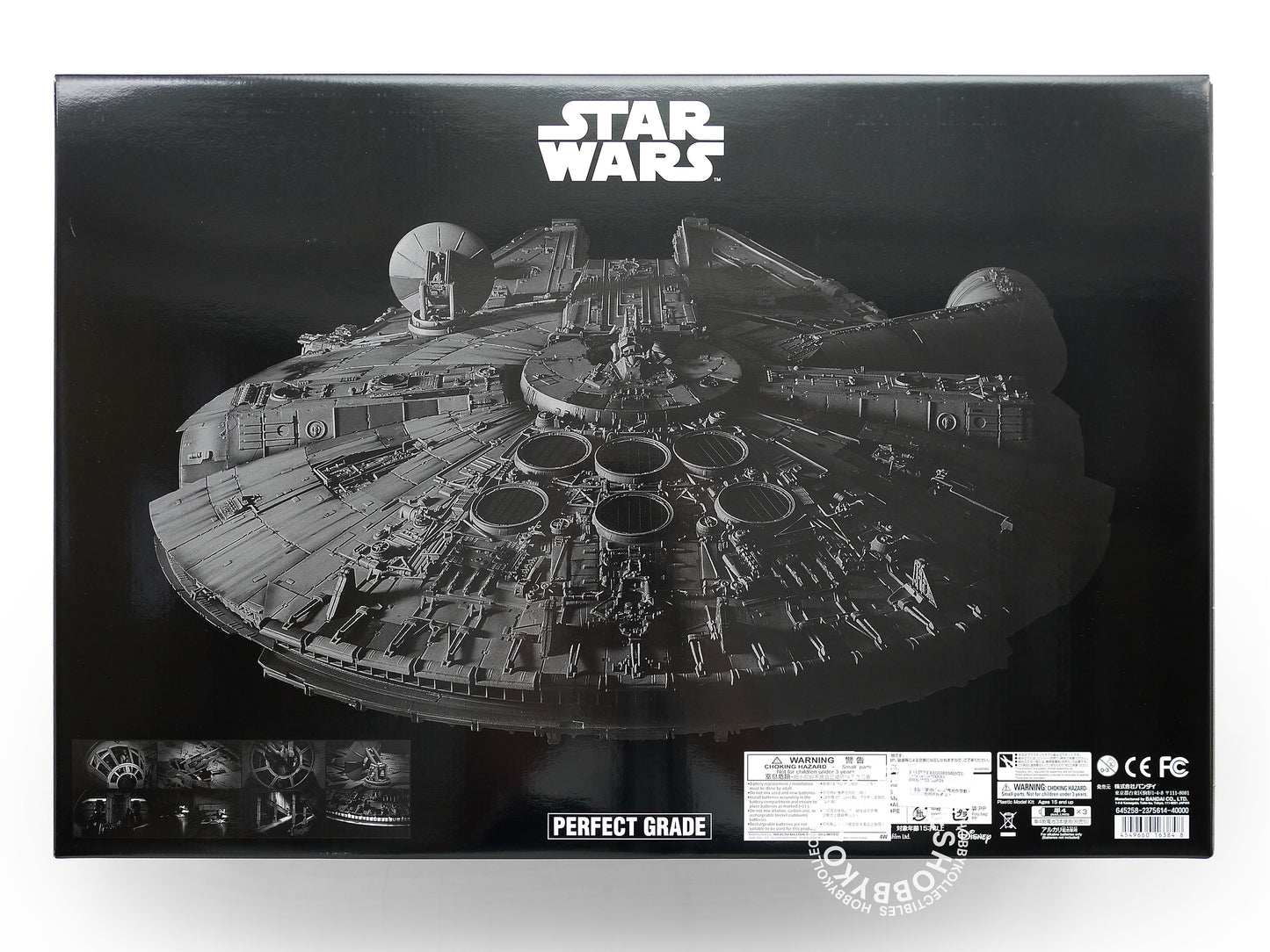 Bandai Star Wars 1/72 Millennium Falcon Premium Version w/ LED Lights Model Kit