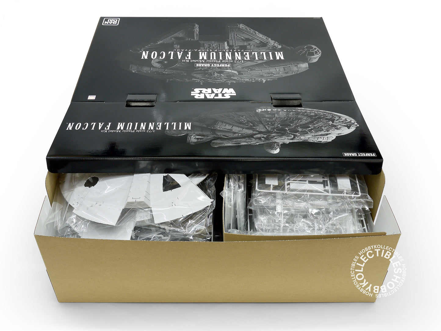 Bandai Star Wars 1/72 Millennium Falcon Premium Version w/ LED Lights Model Kit