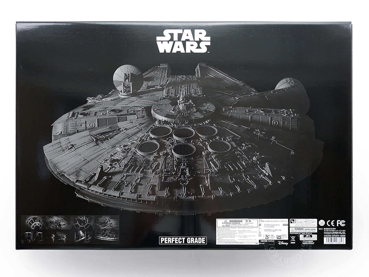 Bandai Star Wars 1/72 Millennium Falcon Premium Version w/ LED Lights Model Kit
