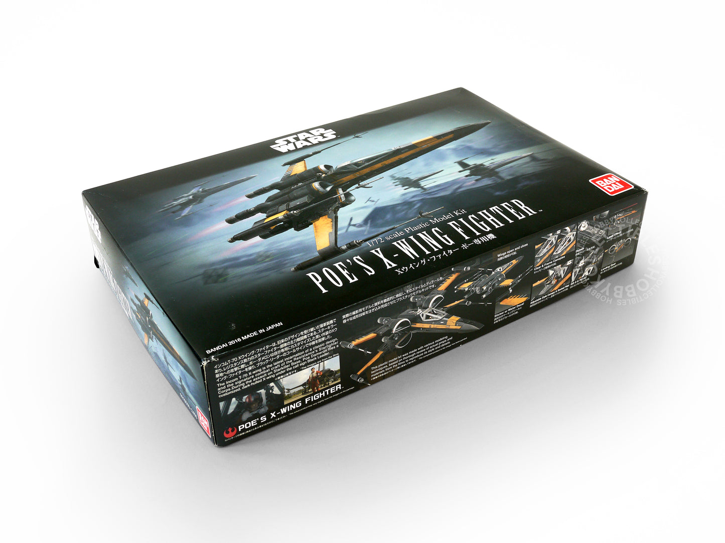 Bandai Star Wars 1/72 POE's X-Wing T70 StarFighter Model Kit