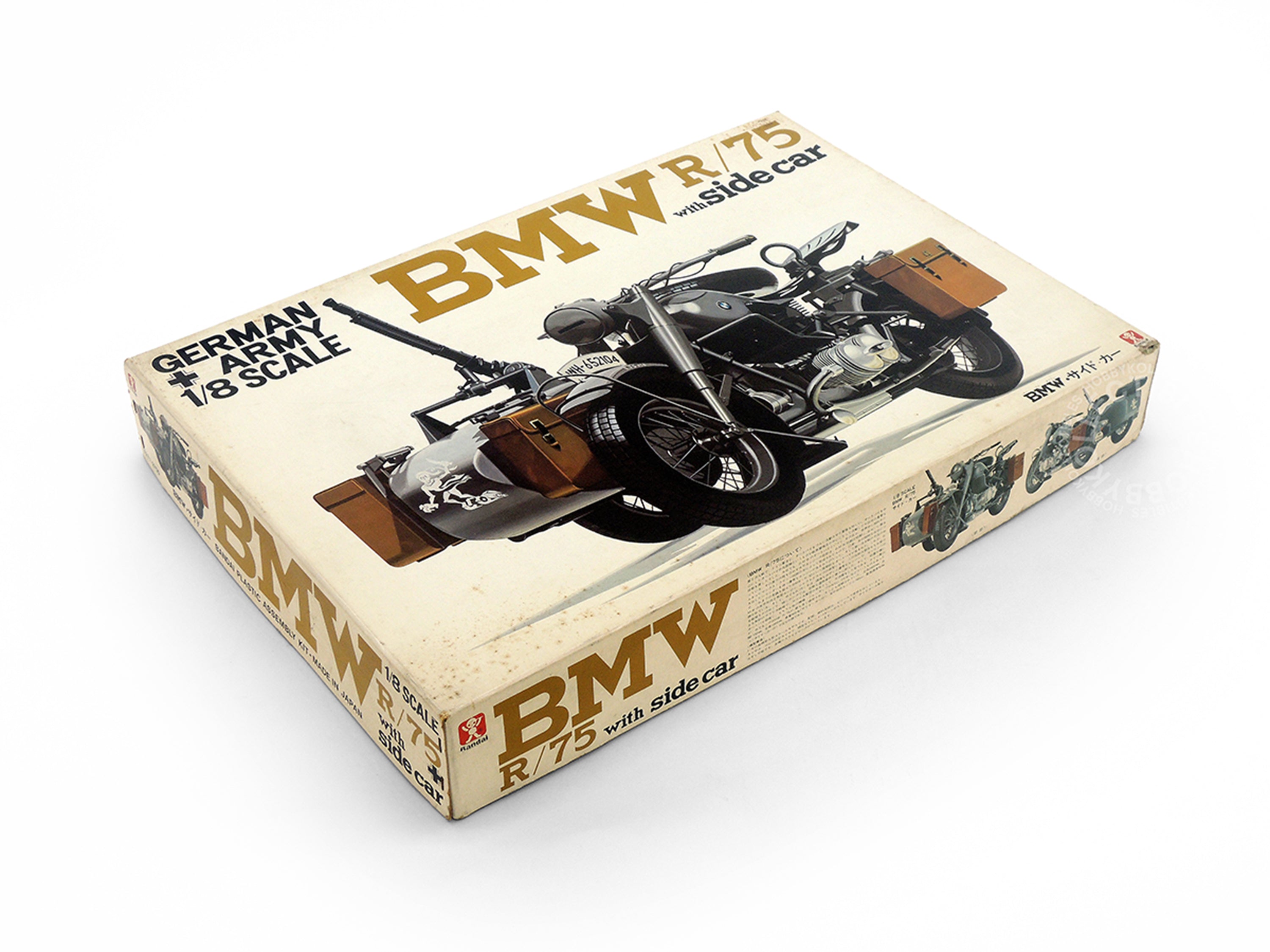 Bandai Vintage 1/8 German Army BMW R75 Motorcycle Model Kit ...