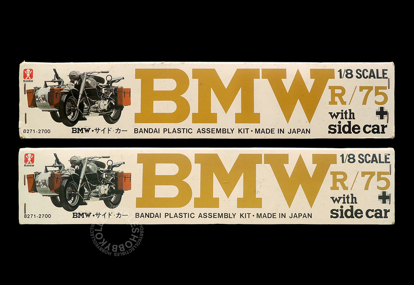 Bandai Vintage 1/8 German Army BMW R75 Motorcycle Model Kit