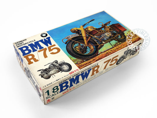 Bandai Vintage 1/8 German BMW R/75 Motorcycle Model Kit
