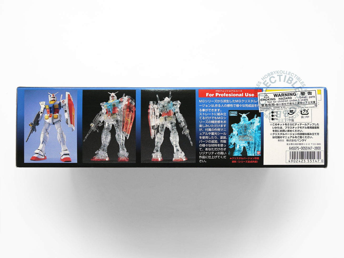 Bandai 1/100 Gundam RX-78-2 Crystal Version Model Kit