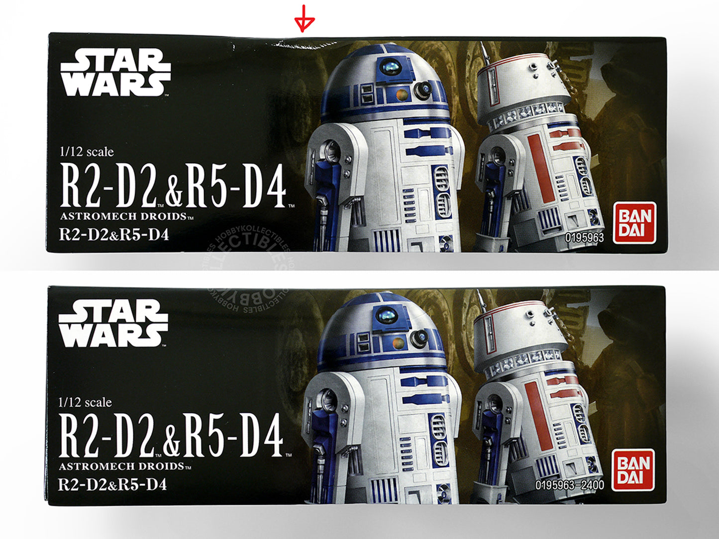 Bandai Star Wars 1/12 R2-D2 & R5-D4 Plastic Model Kit