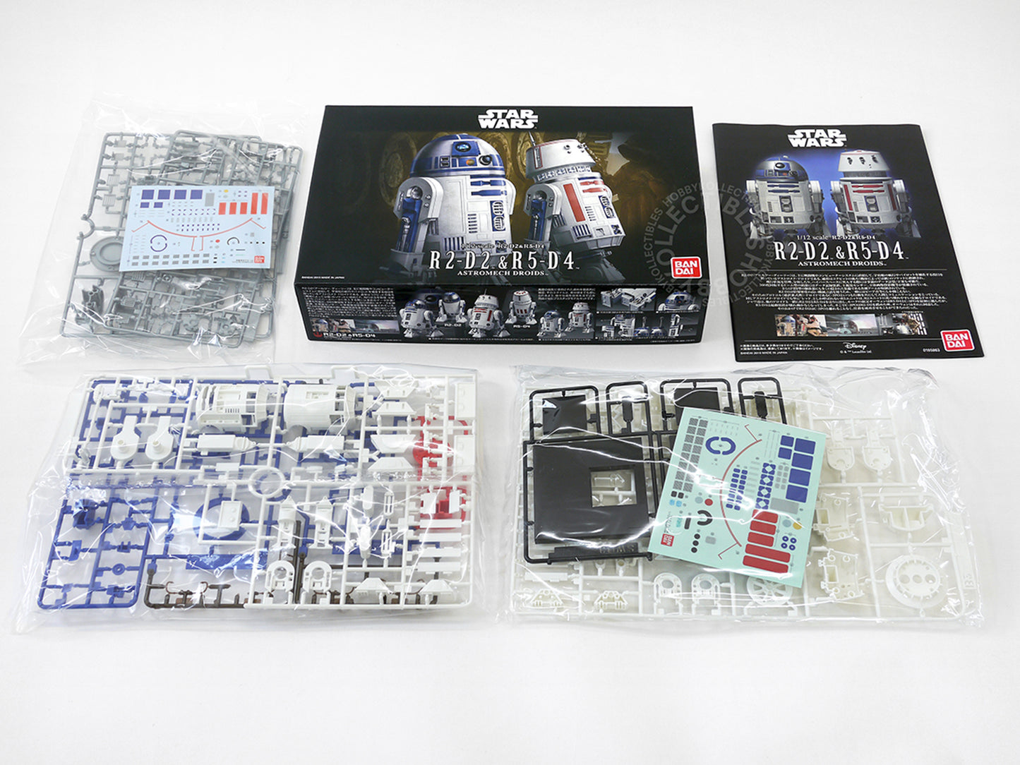 Bandai Star Wars 1/12 R2-D2 & R5-D4 Plastic Model Kit