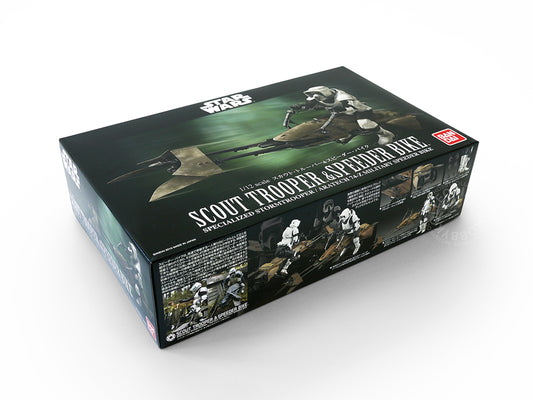 Bandai Star Wars 1/72 Scout Trooper & Speeder Bike Model Kit