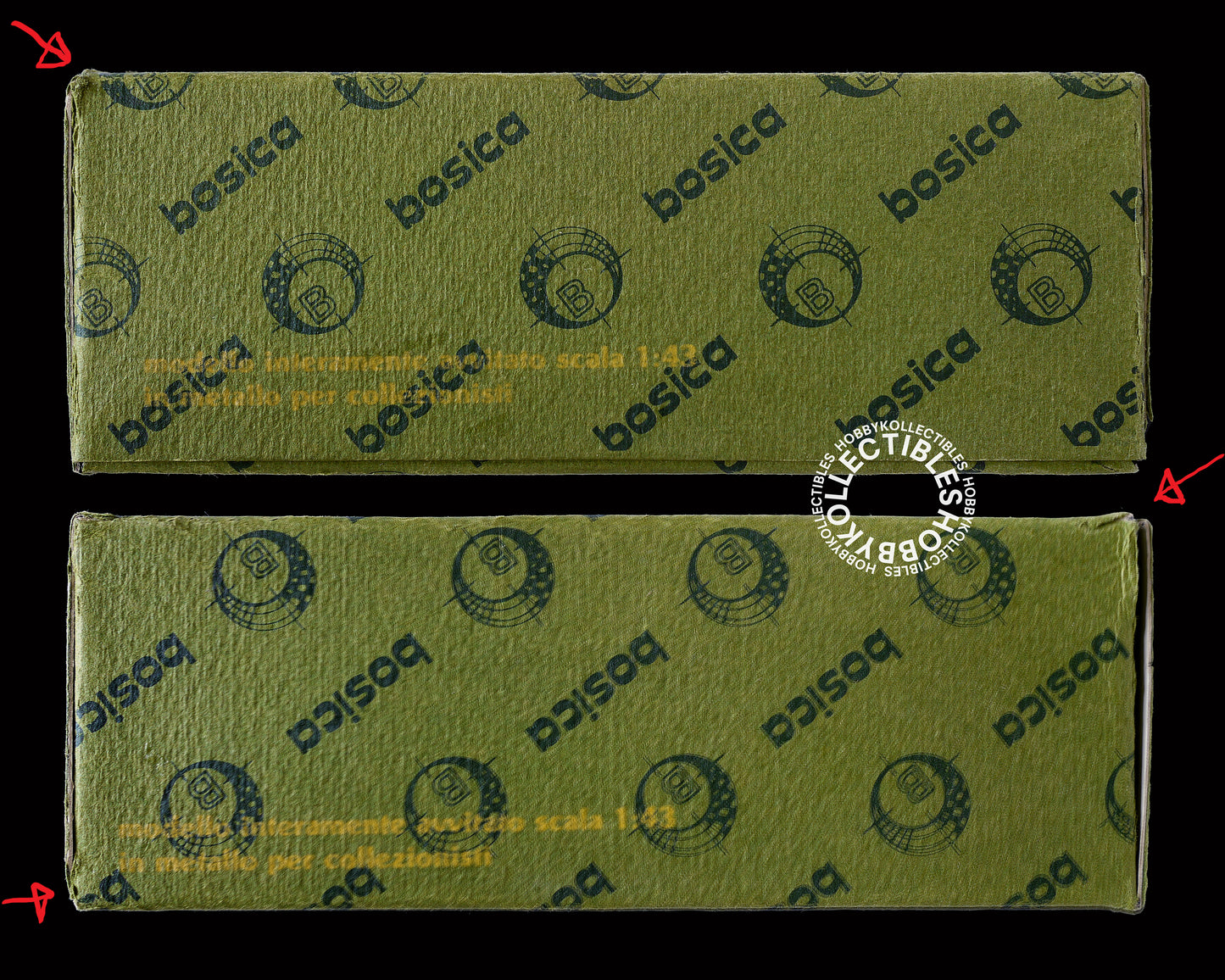 Bosica 1/43 Ferrari GTO 1984  Metal Model Kit Vintage(USED)