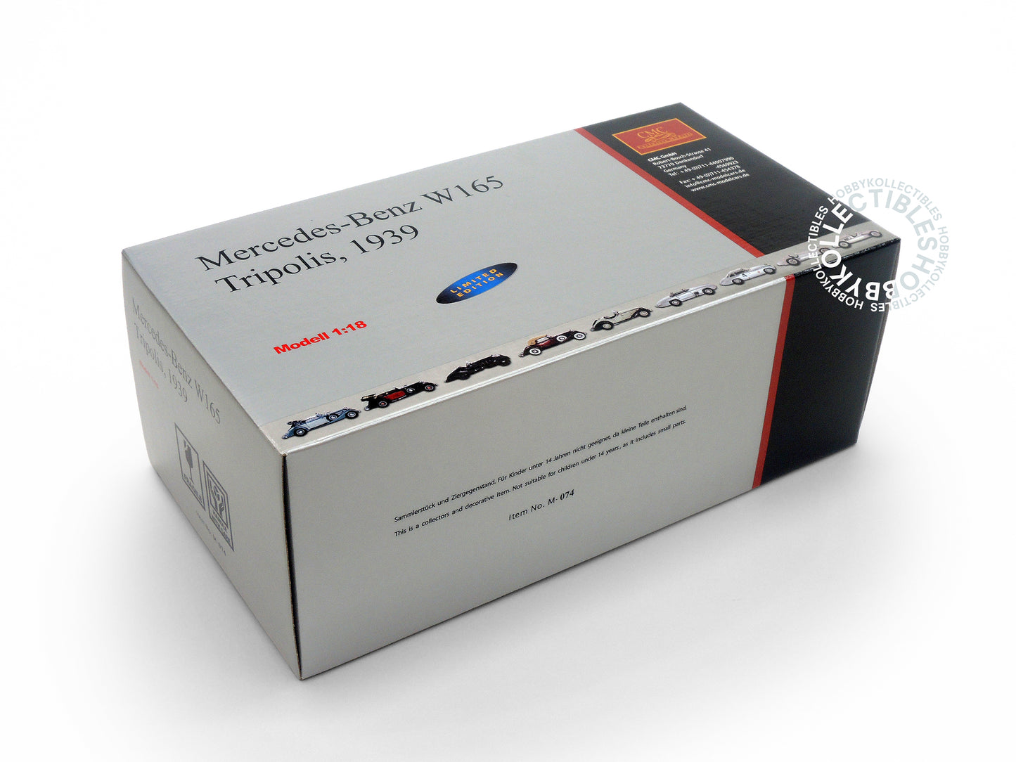 CMC 1/18 Mercedes-Benz W165 M-074 Diecast Model Car Limited Ed.
