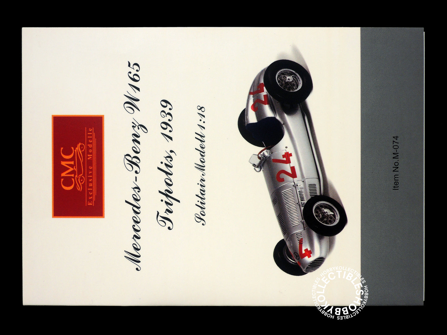 CMC 1/18 Mercedes-Benz W165 M-074 Diecast Model Car Limited Ed.