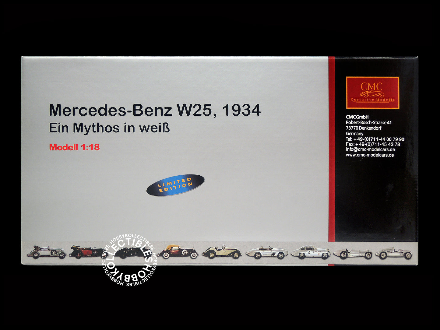 CMC 1/18 Mercedes-Benz W25 M-065 Limited Ed. Diecast Model Car