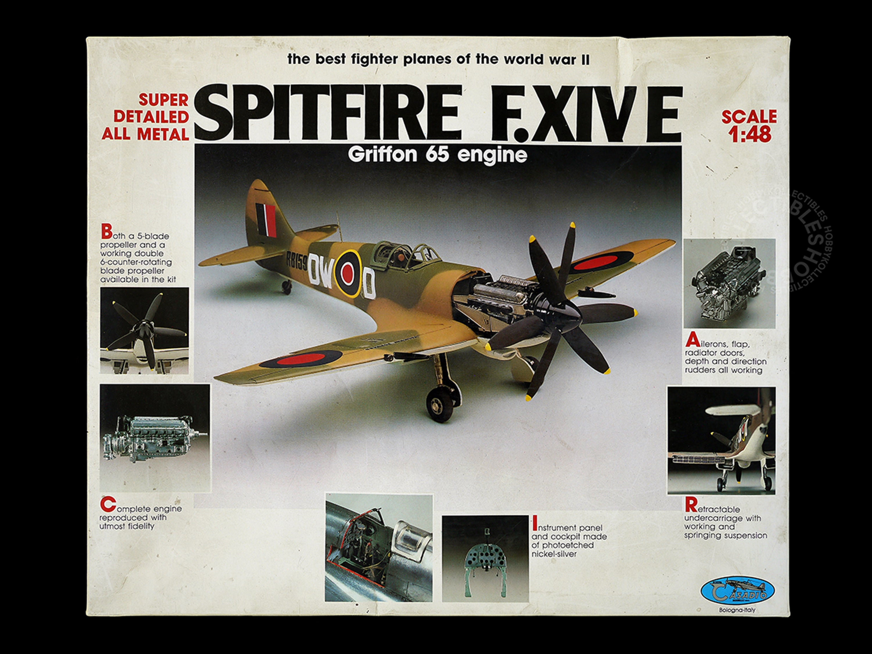 CASADIO 1/48 スピットファイア F.XIVB @ Casadio Gunze 1/48 Spitfire F.XIV E Fighter Metal Model Kit