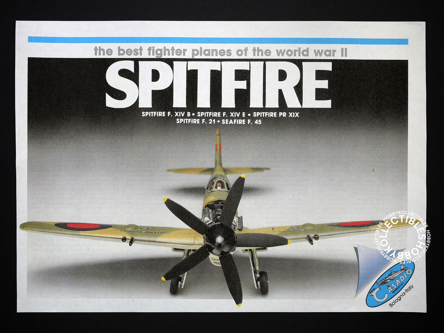 Casadio Gunze 1/48 Spitfire PR XIX Fighter Metal Model Kit
