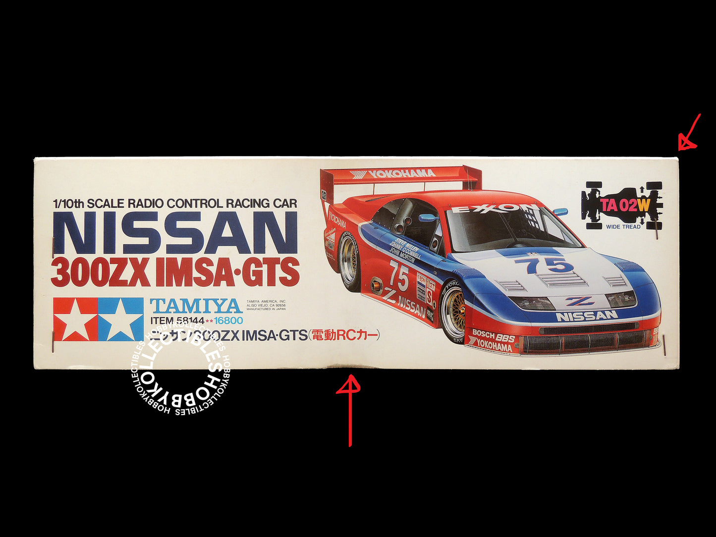 Tamiya Vintage 1/10 RC Nissan 300ZX IMSA GTS #58144 Model Kit