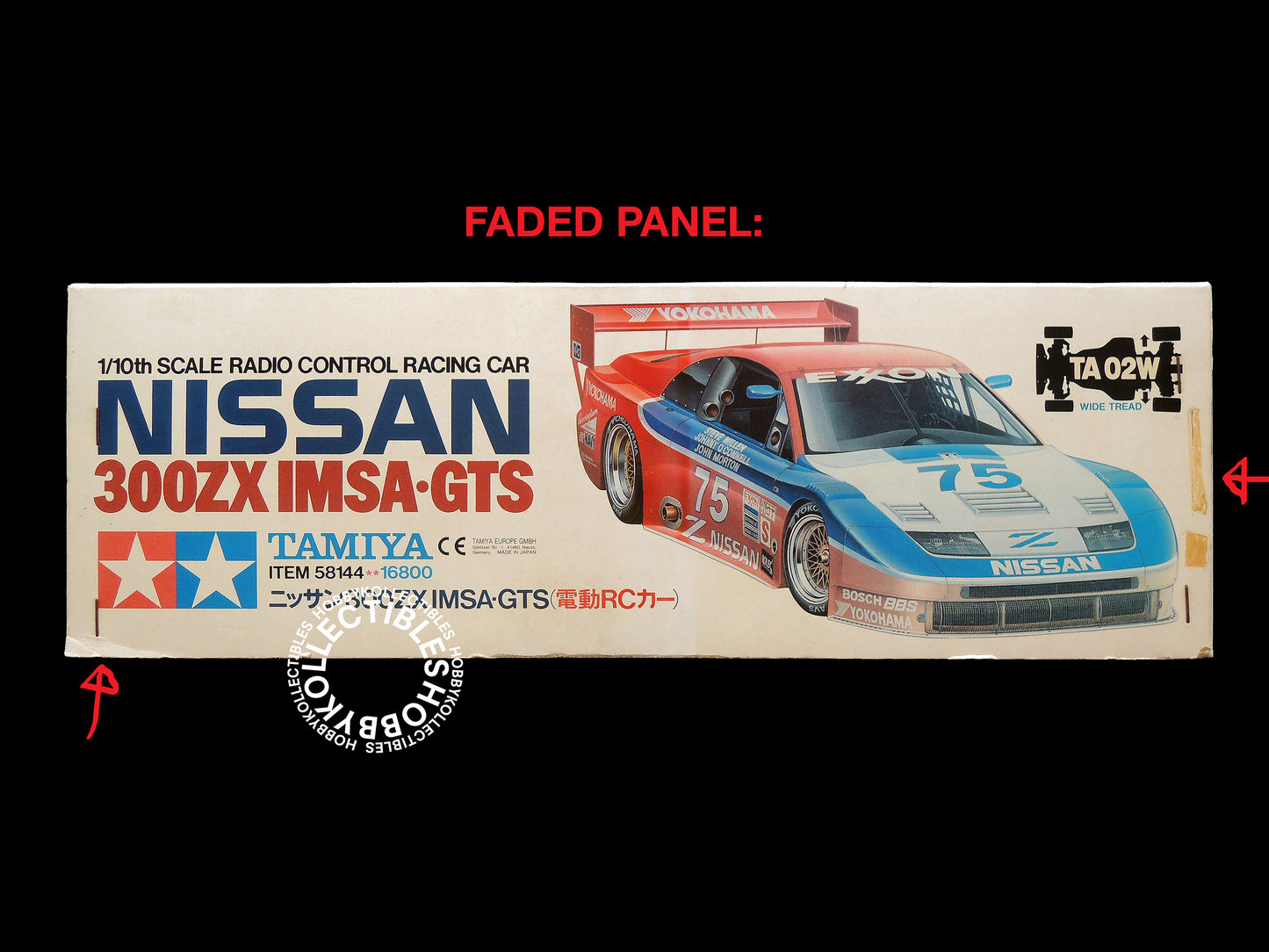 Tamiya Vintage 1/10 RC Nissan 300ZX IMSA GTS #58144 Model Kit