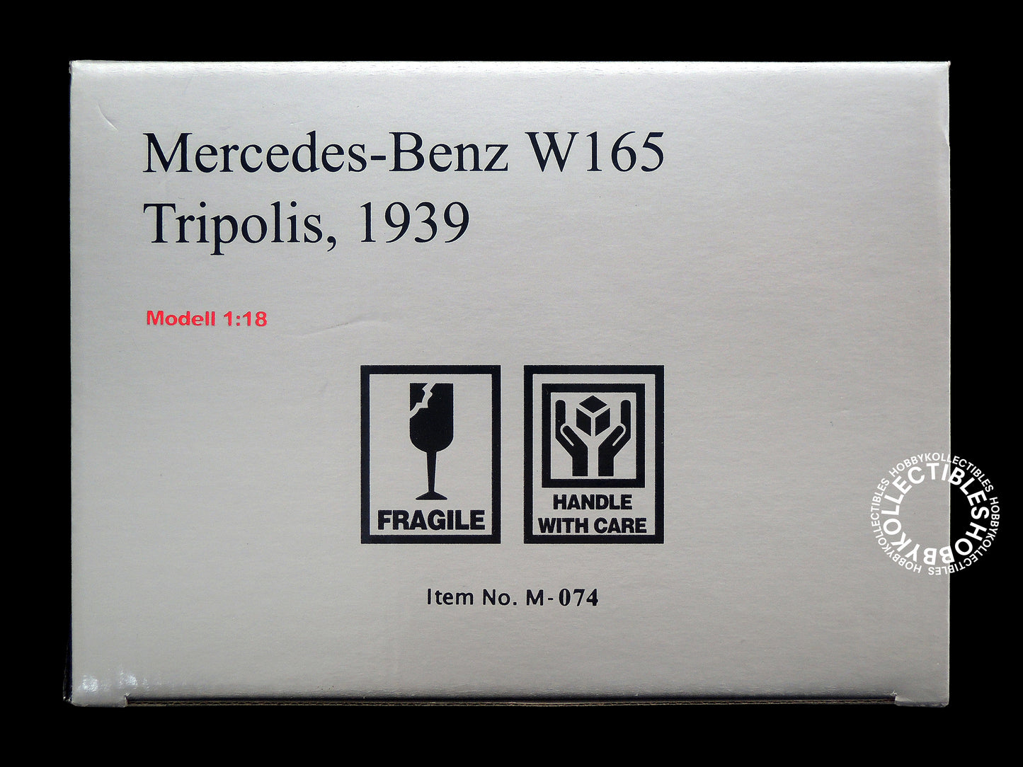 CMC 1/18 Mercedes-Benz W165 M-074 Diecast Model Car Limited Ed.