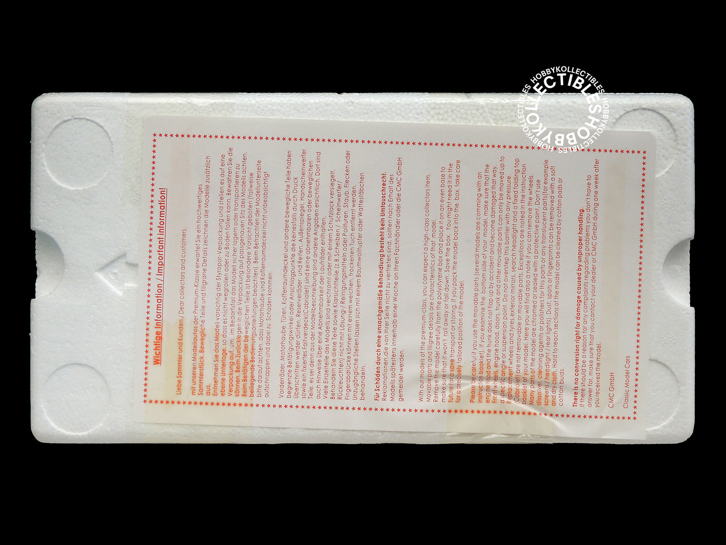 CMC 1/18 Mercedes-Benz W165 M-074 Diecast Model Car Limited Ed.