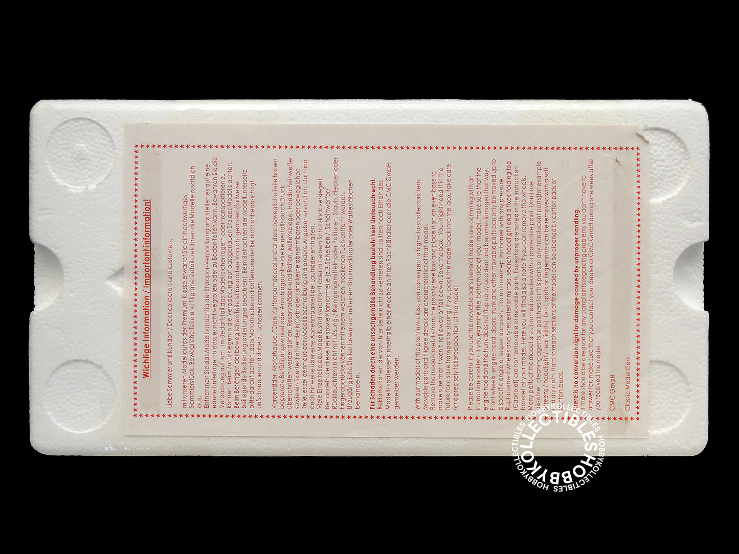 CMC 1/18 Ferrai 500 F2 M-056 Diecast Model Car (Minor Issue)