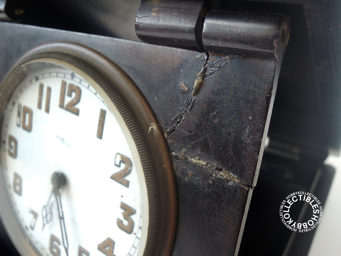 Swiss Made Rare Folding Travel Table Watch Need Repair