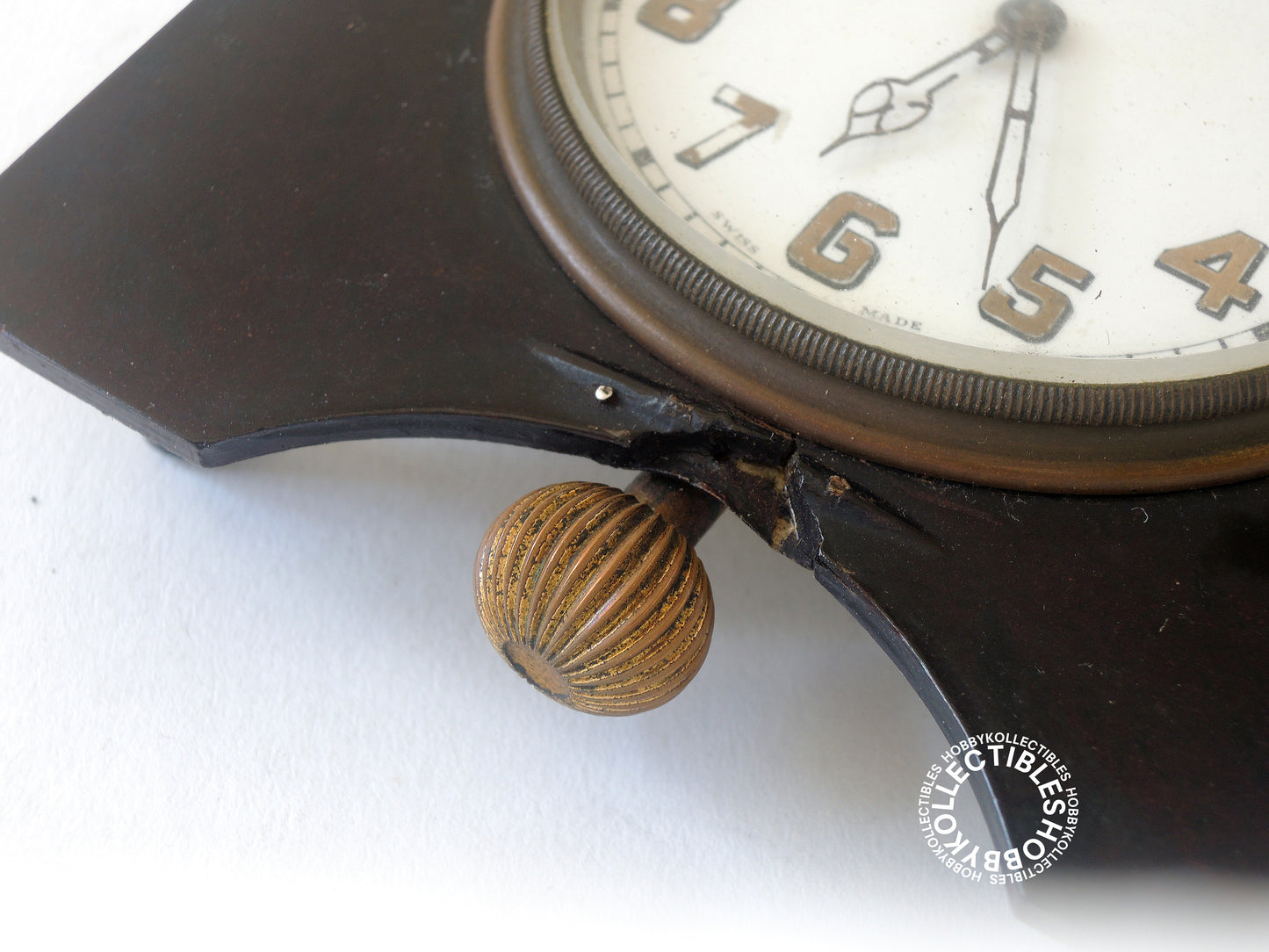 Swiss Made Rare Folding Travel Table Watch Need Repair