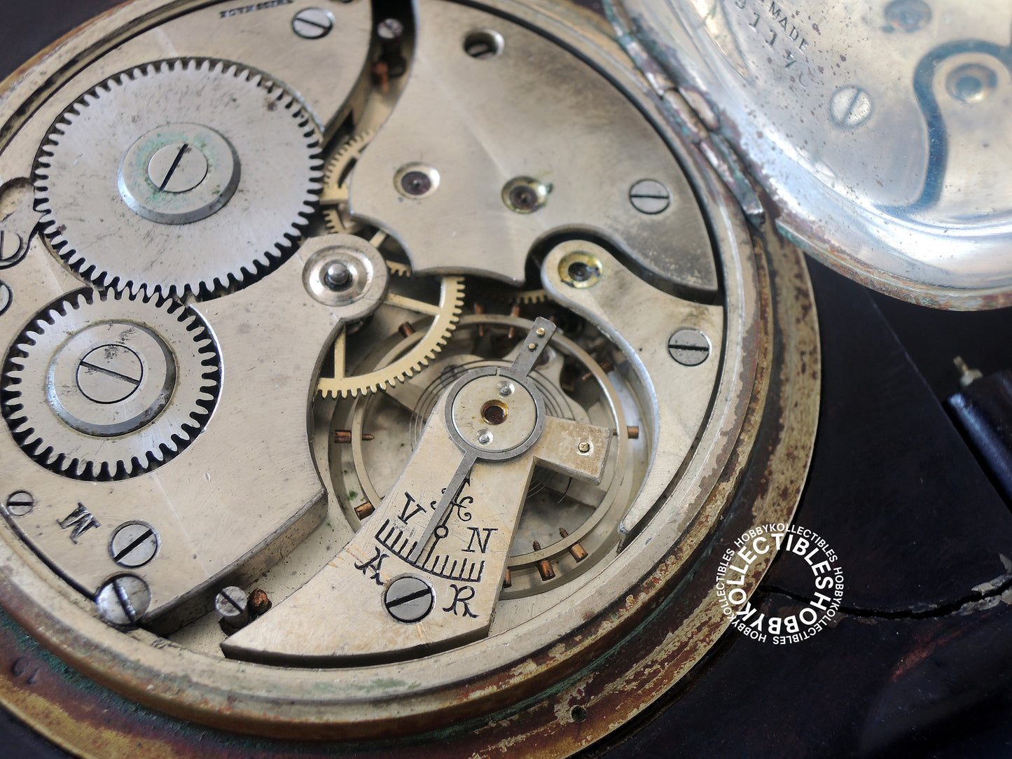 Swiss Made Rare Folding Travel Table Watch Need Repair