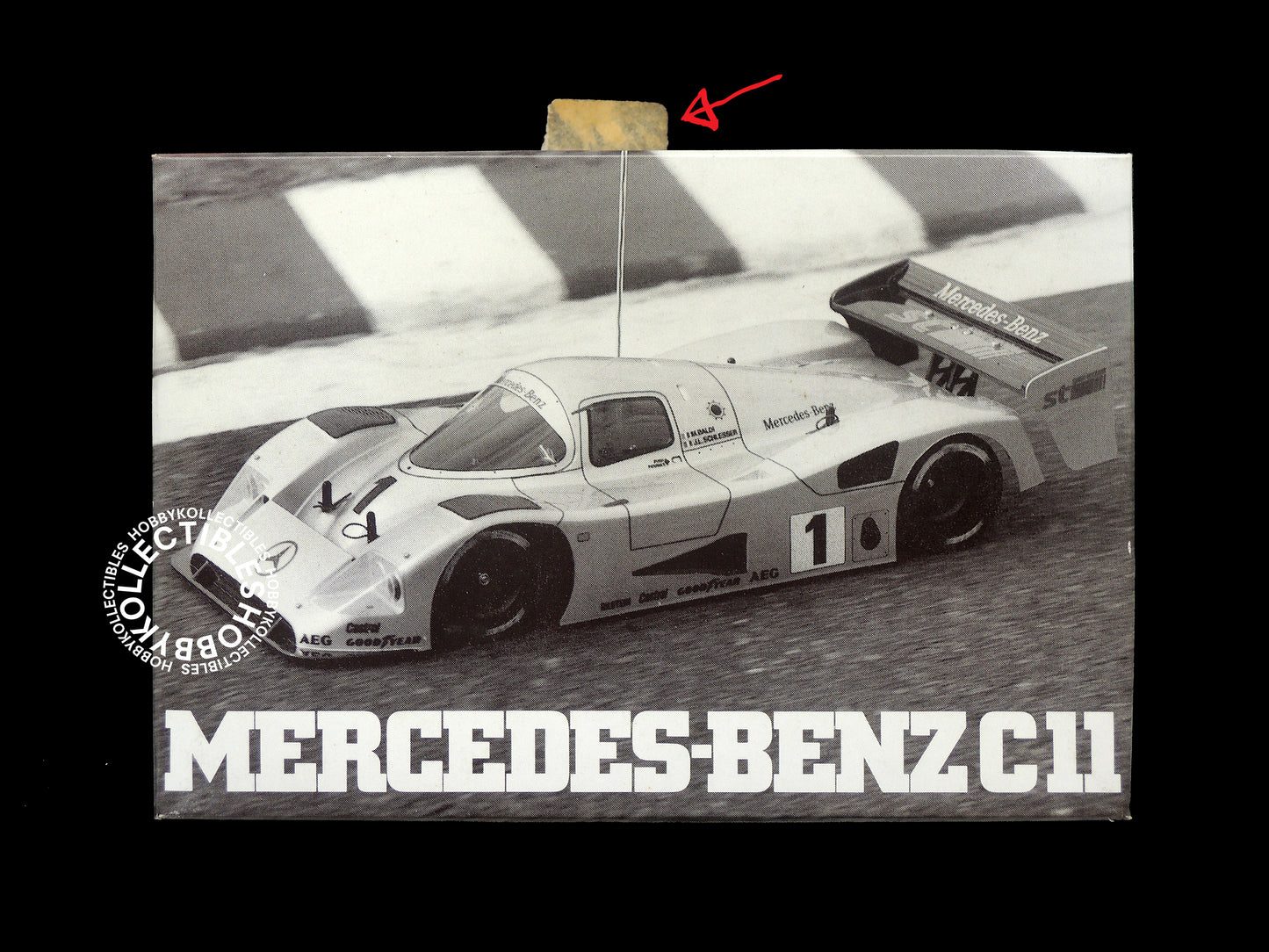 Tamiya Vintage 1/10 RC Mercedes Benz C11 #58088 Model Kit