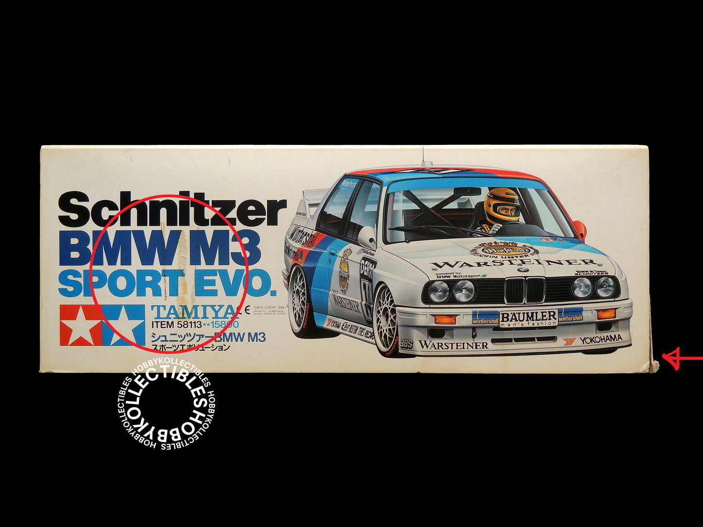Tamiya 1/10 RC Schneitzer BMW M3 #58113 1st Release Rare