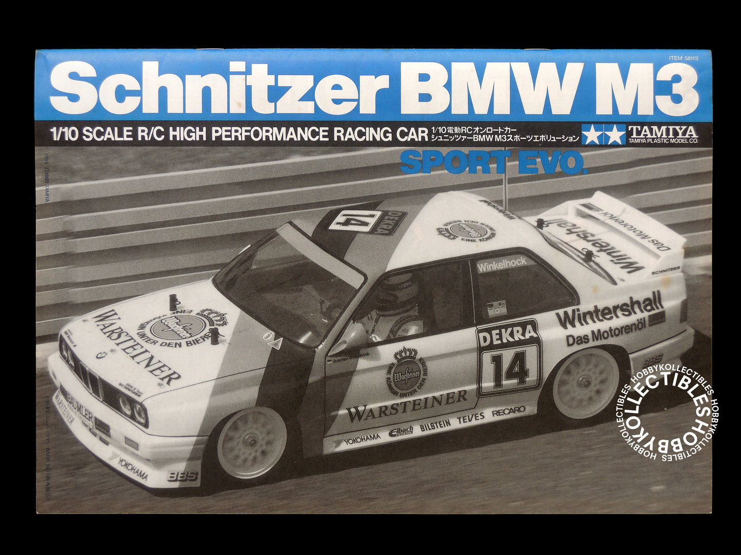 Tamiya 1/10 RC Schneitzer BMW M3 #58113 1st Release Rare