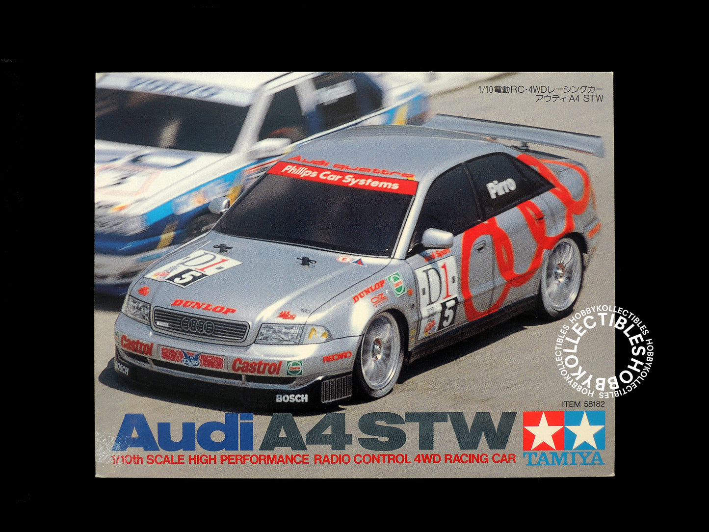 Tamiya Vintage 1/10 RC Audi A4 STW #58182 Model Kit