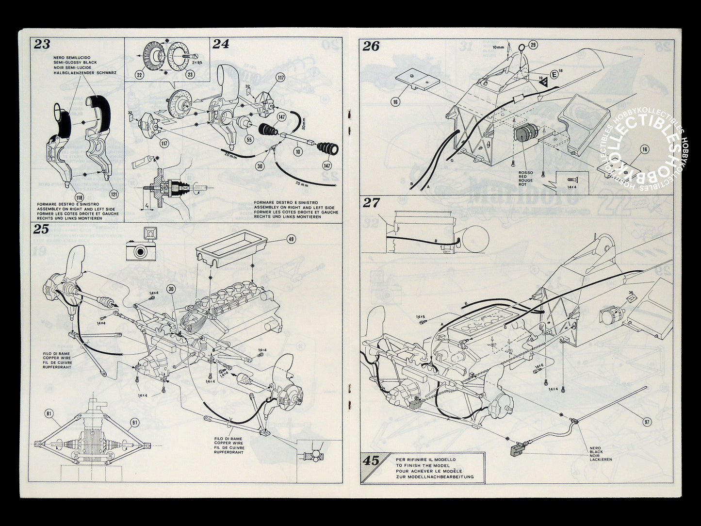 Protar Vintage 1/12 Alfa Romeo 179 F1 Mod. 16167 Model Kit