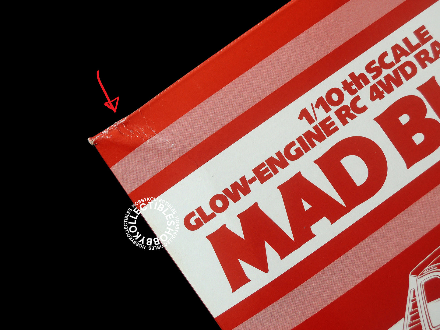 Tamiya Vintage 1/10 RC Glow Engine Mad Bison Truck #44025 TGM-01