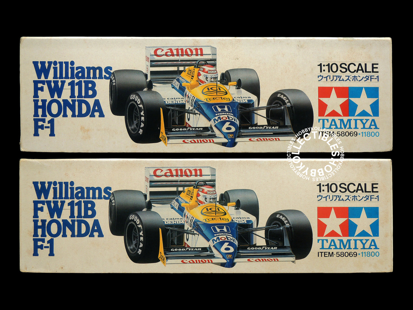 Tamiya Vintage 1/10 RC Williams FW-11B Honda F-1 #58069 RW Chassis Model Kit