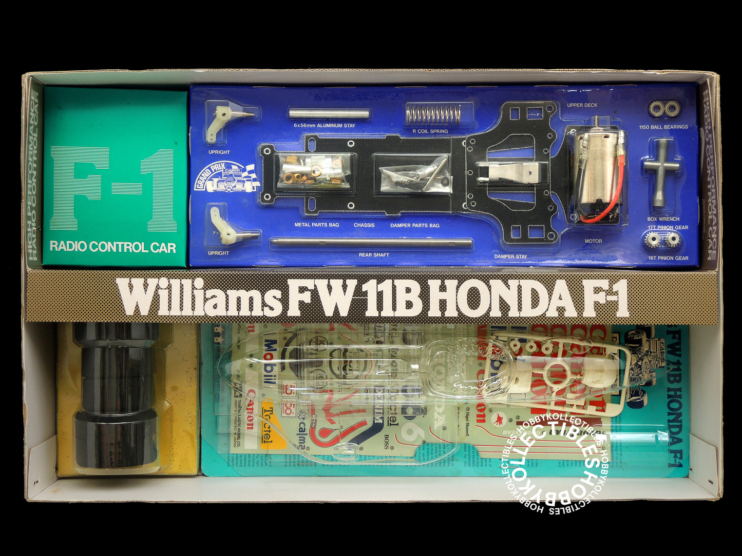 Tamiya Vintage 1/10 RC Williams FW-11B Honda F-1 #58069 RW Chassis Model Kit