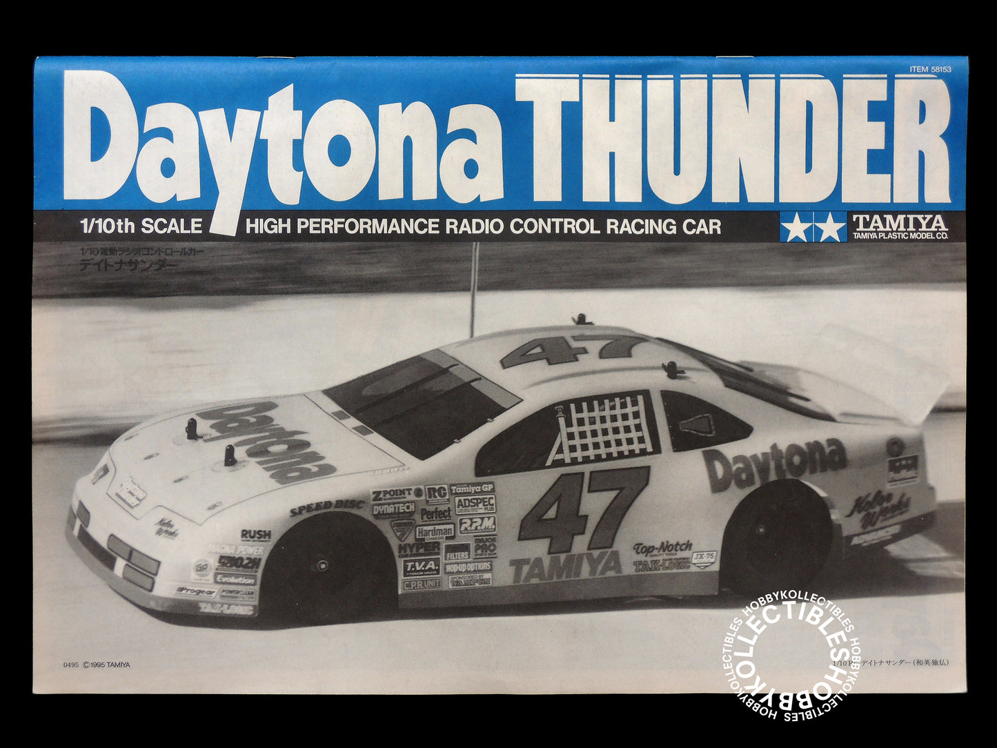 Tamiya Vintage 1/10 RC Daytona Thunder #58153 Group C Model Kit