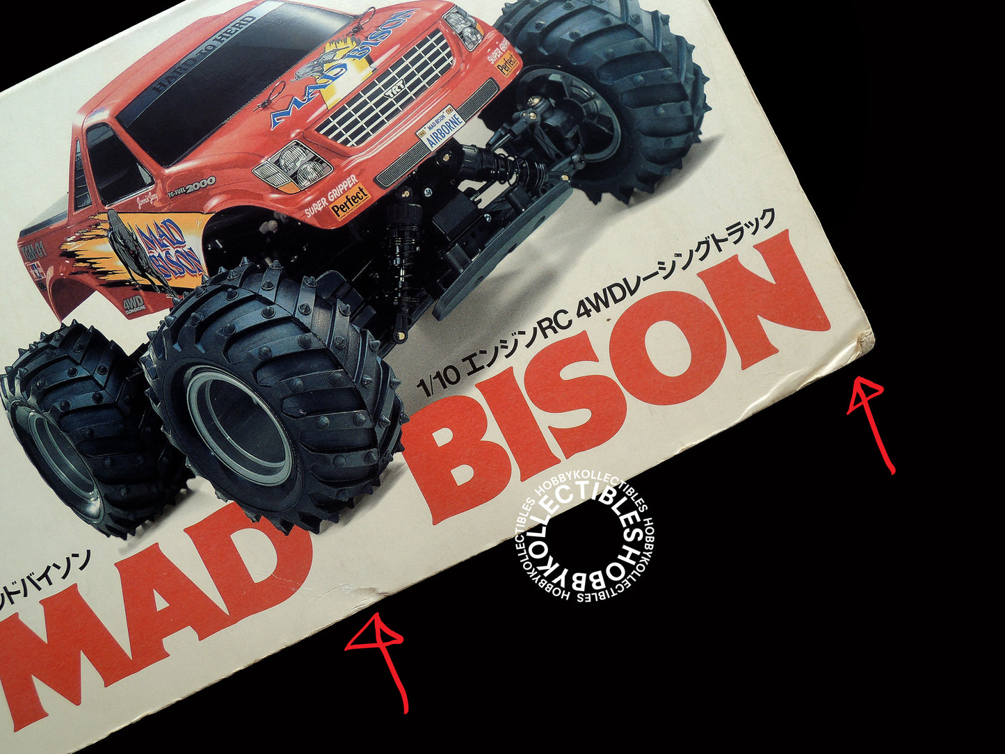 Tamiya Vintage 1/10 RC Glow Engine Mad Bison Truck #44025 TGM-01