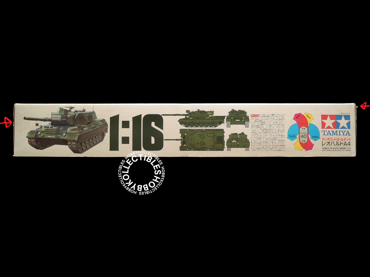 Tamiya Vintage 1/16 RC German Tank Leopard A4 RT1602 Model Kit