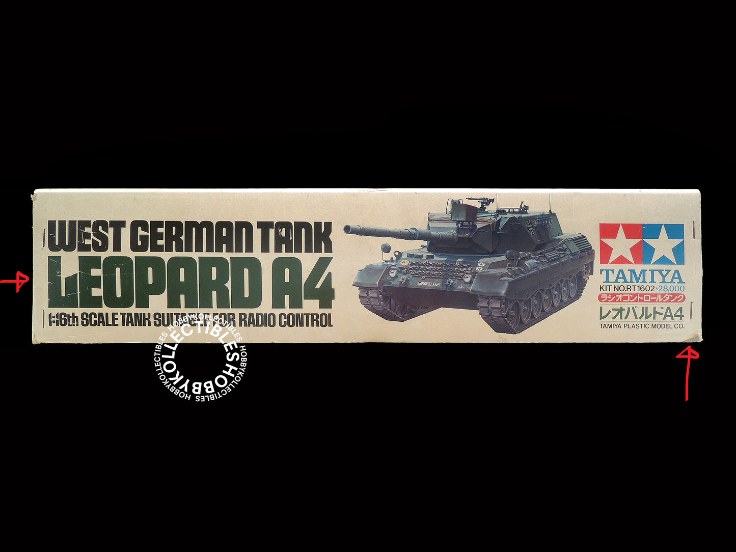 Tamiya Vintage 1/16 RC German Tank Leopard A4 RT1602 Model Kit
