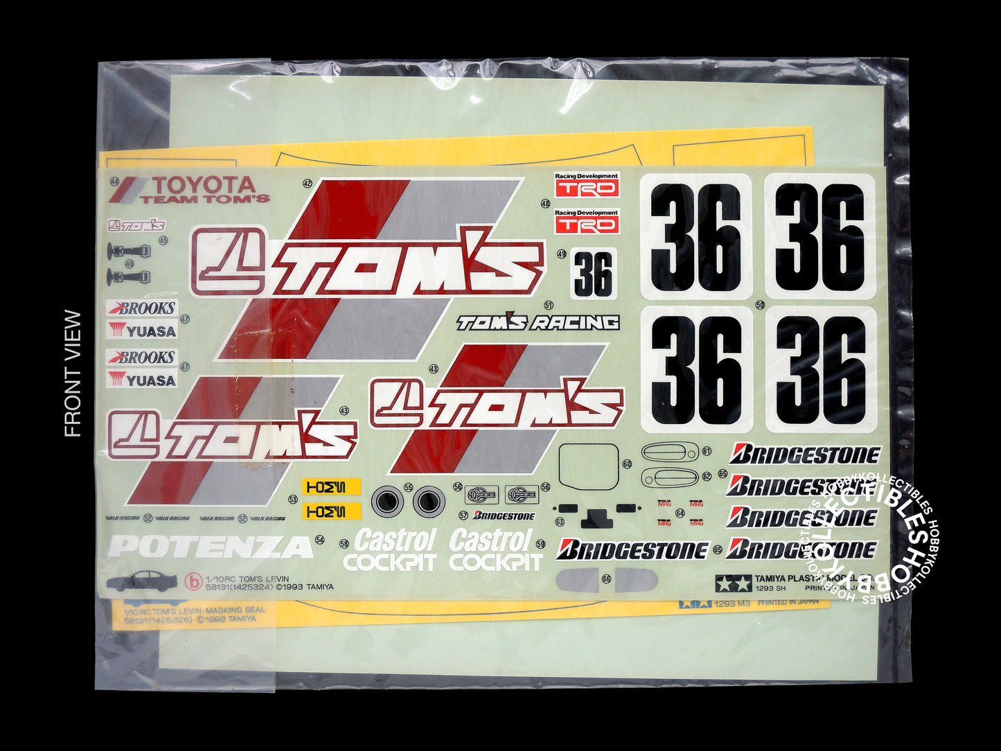Tamiya Vintage 1/10 RC Tom's Levin #58131 FF FWD Model Kit