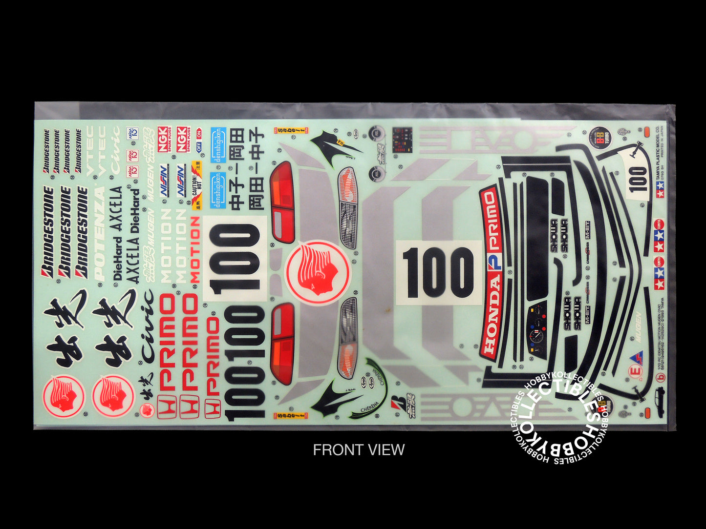 Tamiya Vintage 1/10 RC Idemitsu Motion Mugen Civic #58121 Model Kit