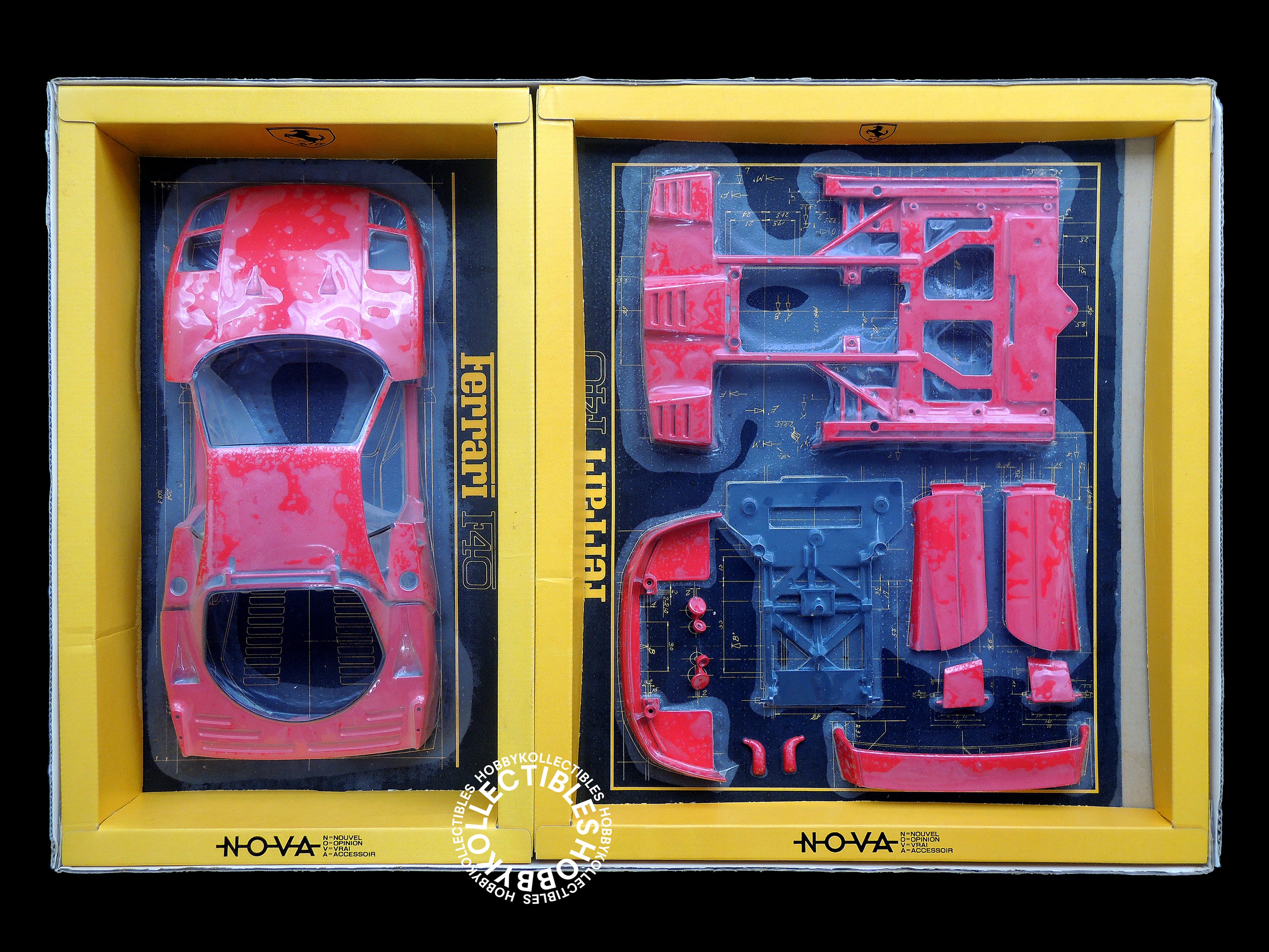 Fujimi Vintage NOVA 1/12 Ferrari F40 Diecast Metal/Plastic Model