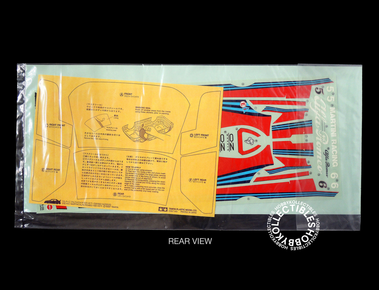Tamiya Vintage 1/10 RC Martini Alfa Romeo 155 V6 TI #58189