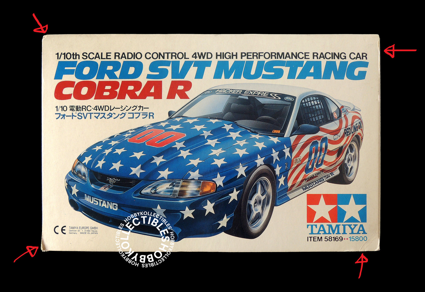 Tamiya Vintage 1/10 RC Ford SVT Mustang Cobra #58169 Model Kit