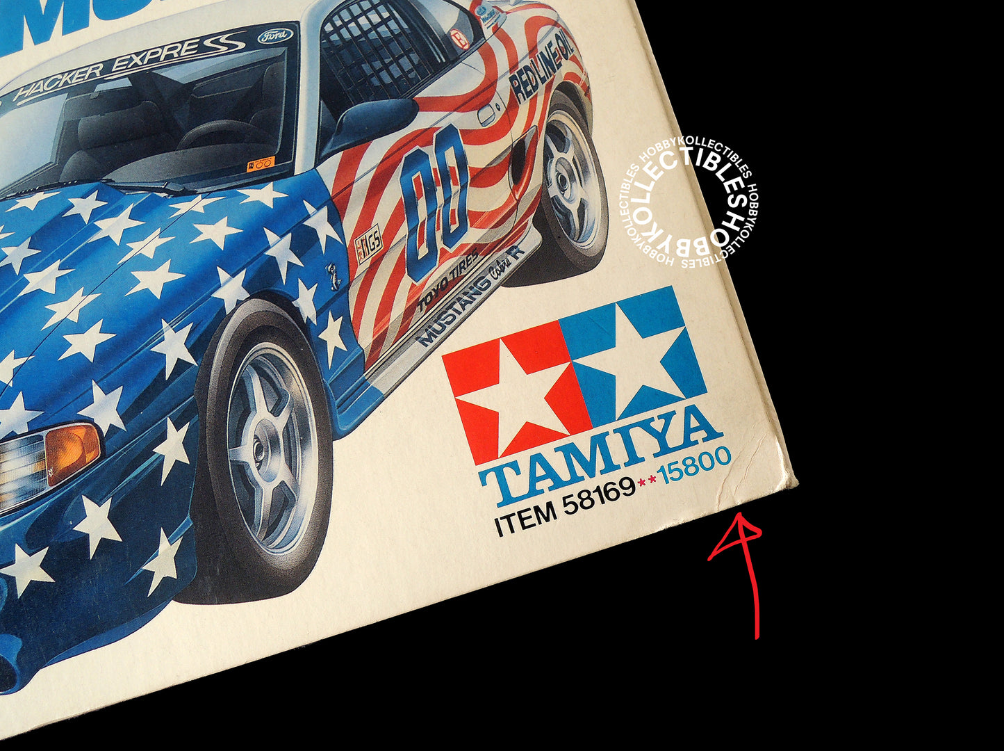 Tamiya Vintage 1/10 RC Ford SVT Mustang Cobra #58169 Model Kit