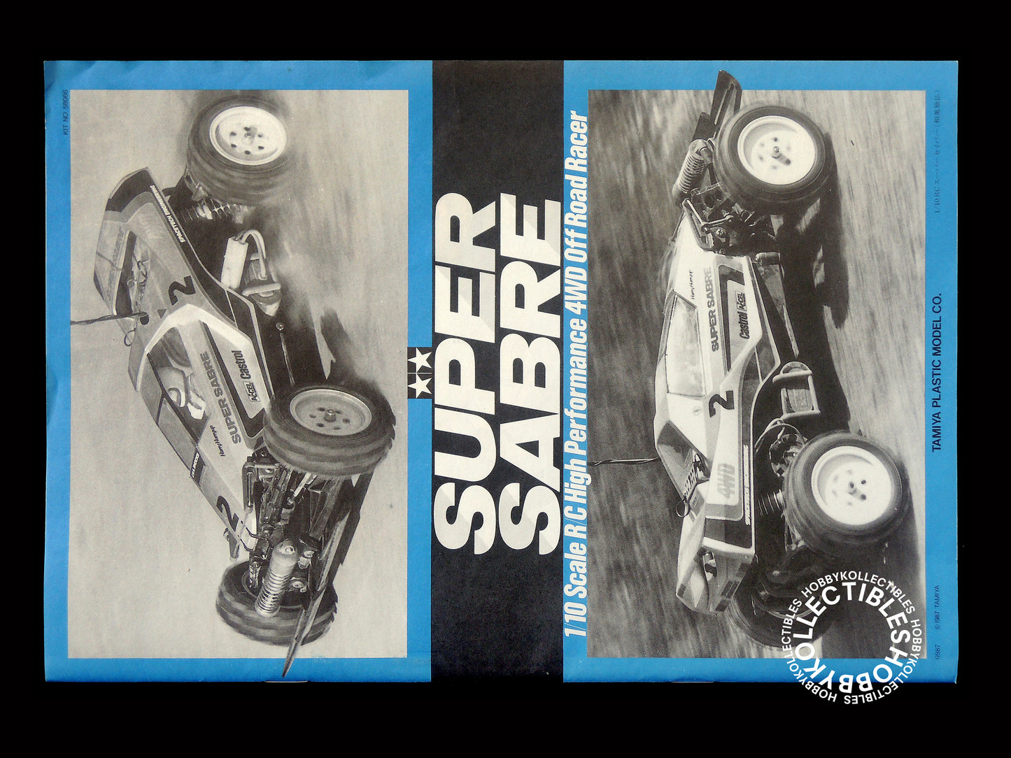 Tamiya Vintage 1/10 RC Super Sabre #58066 Buggy Model Kit