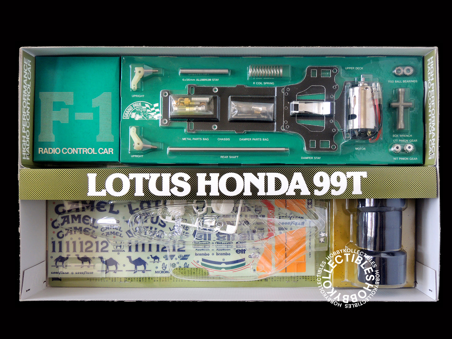 (SOLD) Tamiya Vintage 1/10 RC Lotus Honda 99T F-1 #58068 RW Chassis 1st Release