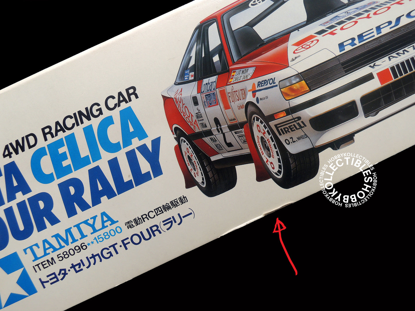 Tamiya Vintage 1/10 RC Toyota Celica GT-Four Rally #58096 Model Kit