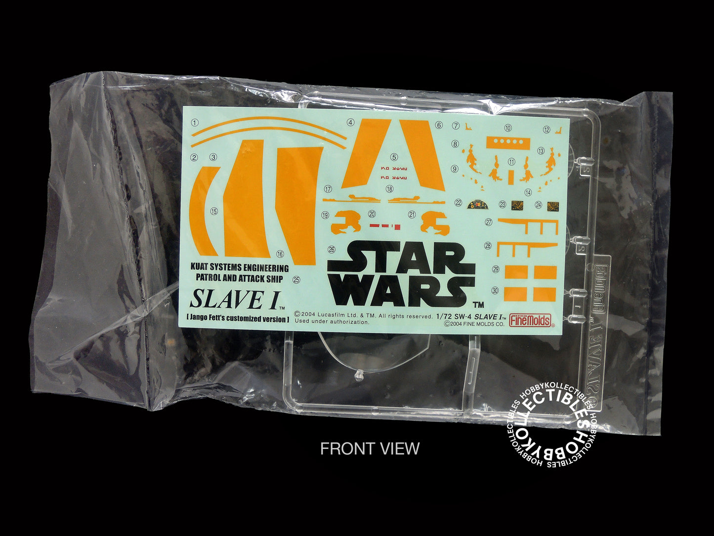 FineMolds Star Wars 1/72 SLAVE I SW-4 Fine Molds Plastic Model Kit