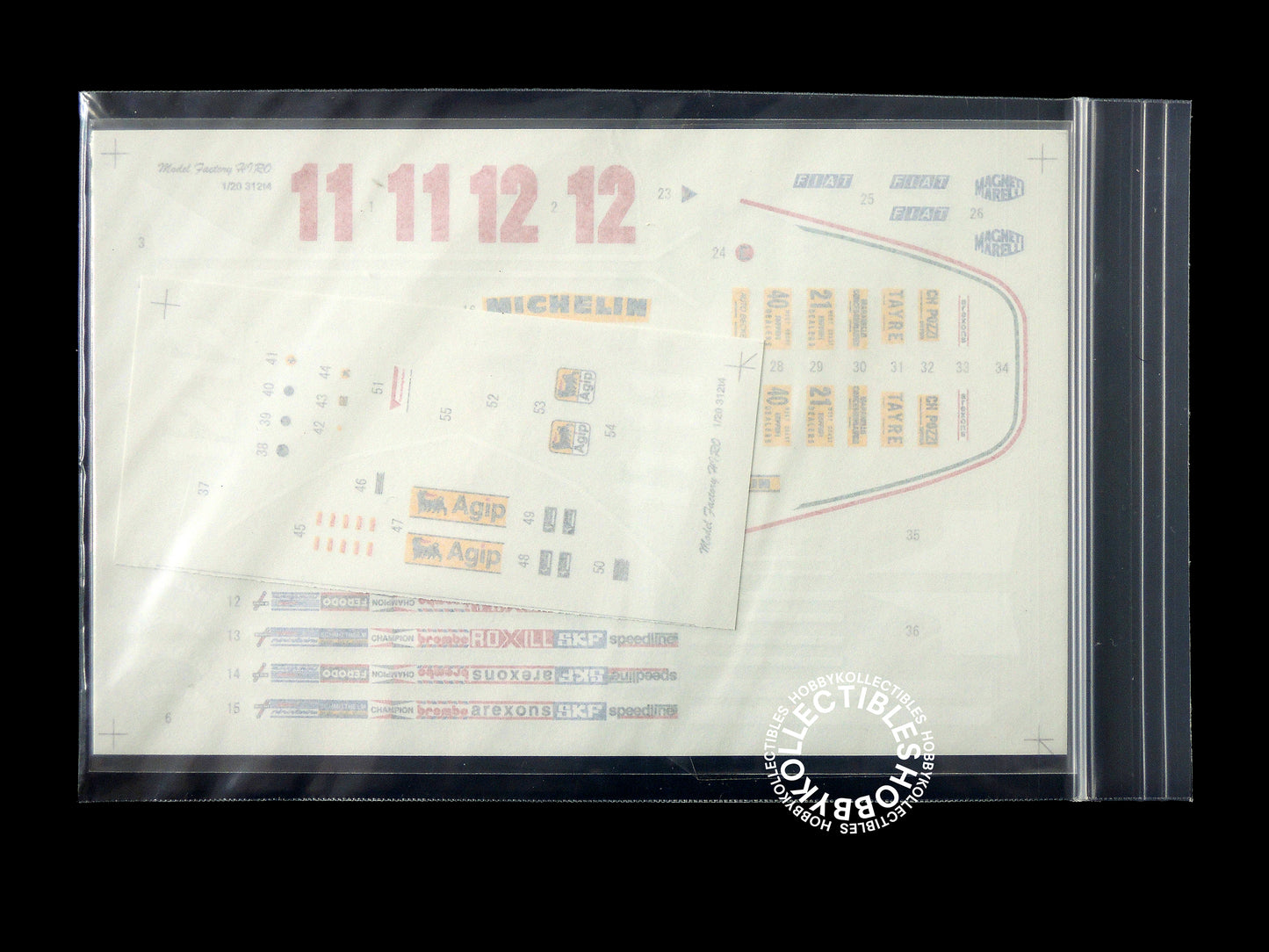 MFH 1/20 Ferrari 312T4 F1 1979 Champion Metal Model Kit