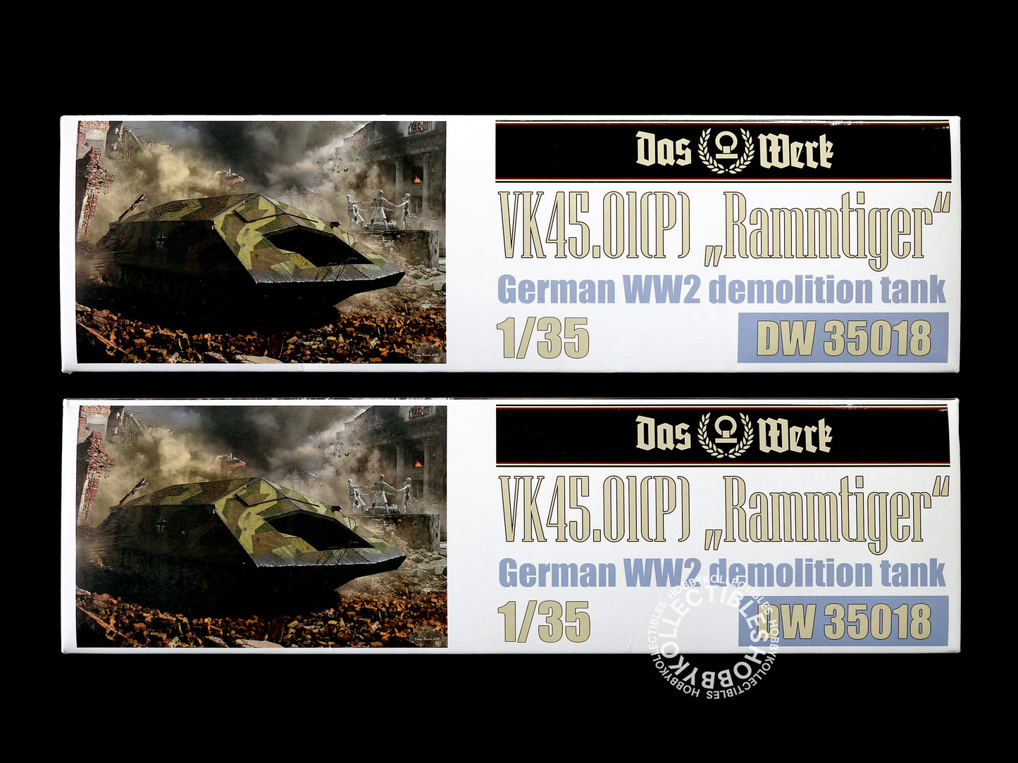 Das Werk 1/35 German Demolition Tank VK45.01 P Rammtiger Model Kit Amazing Hobby